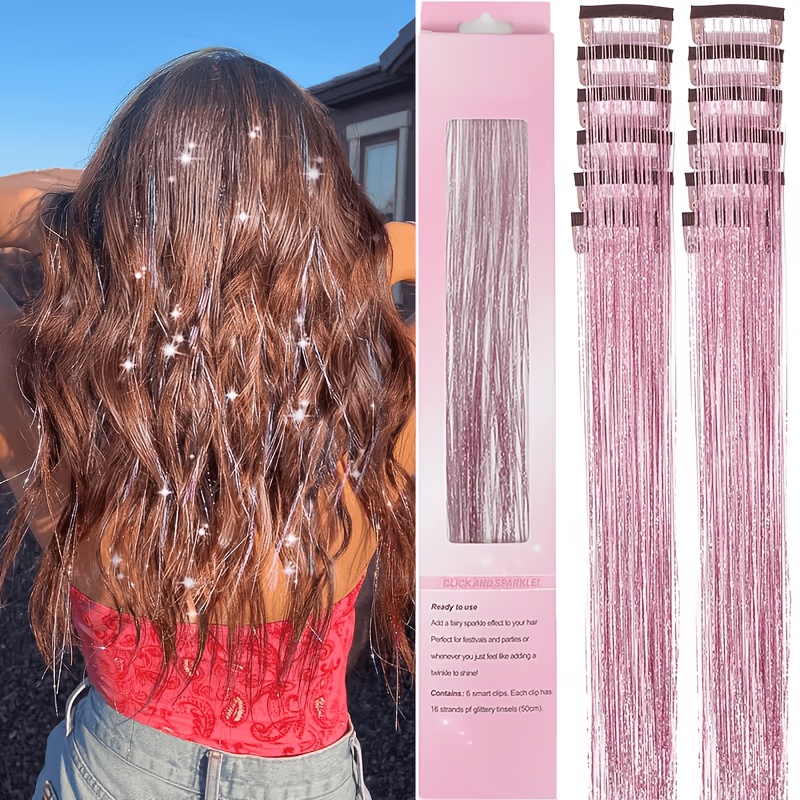 Hair Care Set - Hair Tinsel 12 Pcs Hair Tinsel