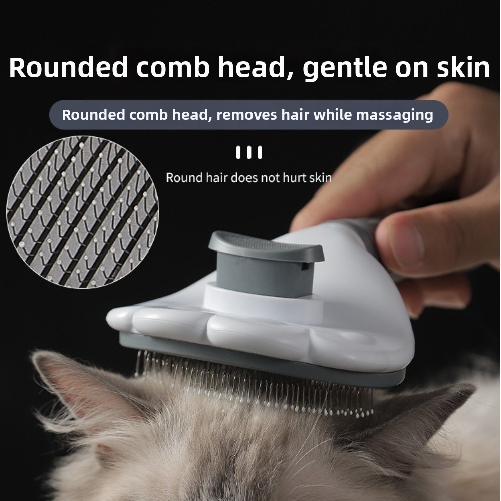 Hair Care Is Self Care - Cat Paw Shape Pet Dog Brush