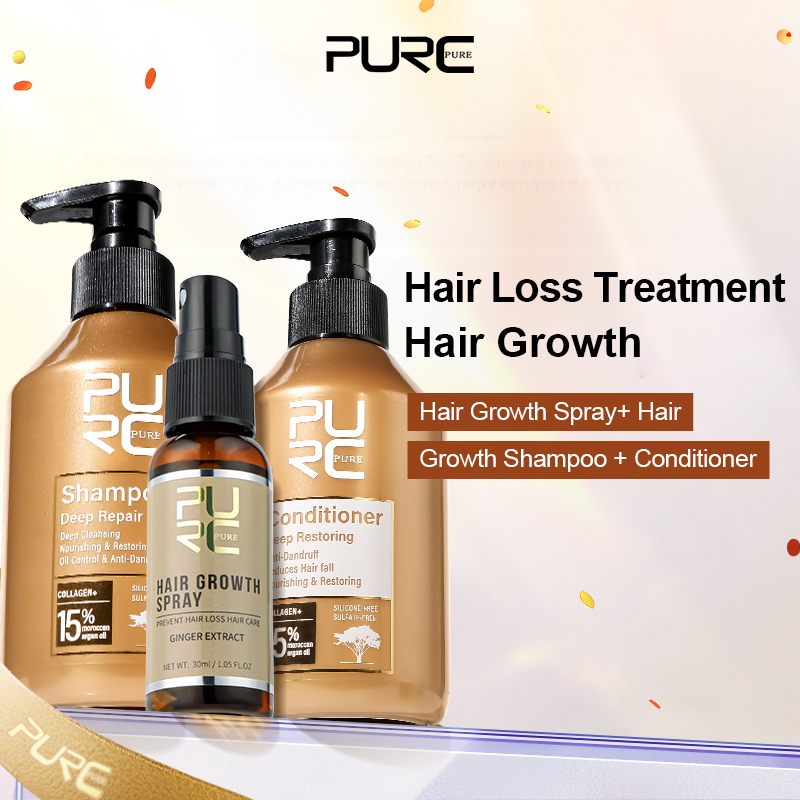 Keratin Treatment Set - PURC Morocco Argan Oil Shampoo Conditioner