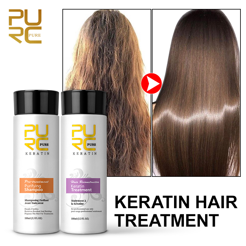 Keratin Treatment Set - PURC Brazilian Keratin Hair Treatment for