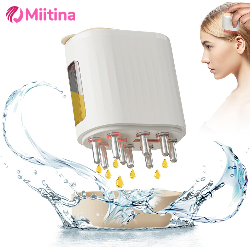 Hair Care Essence Oil - Electric Vibration Scalp Essence Massager Comb