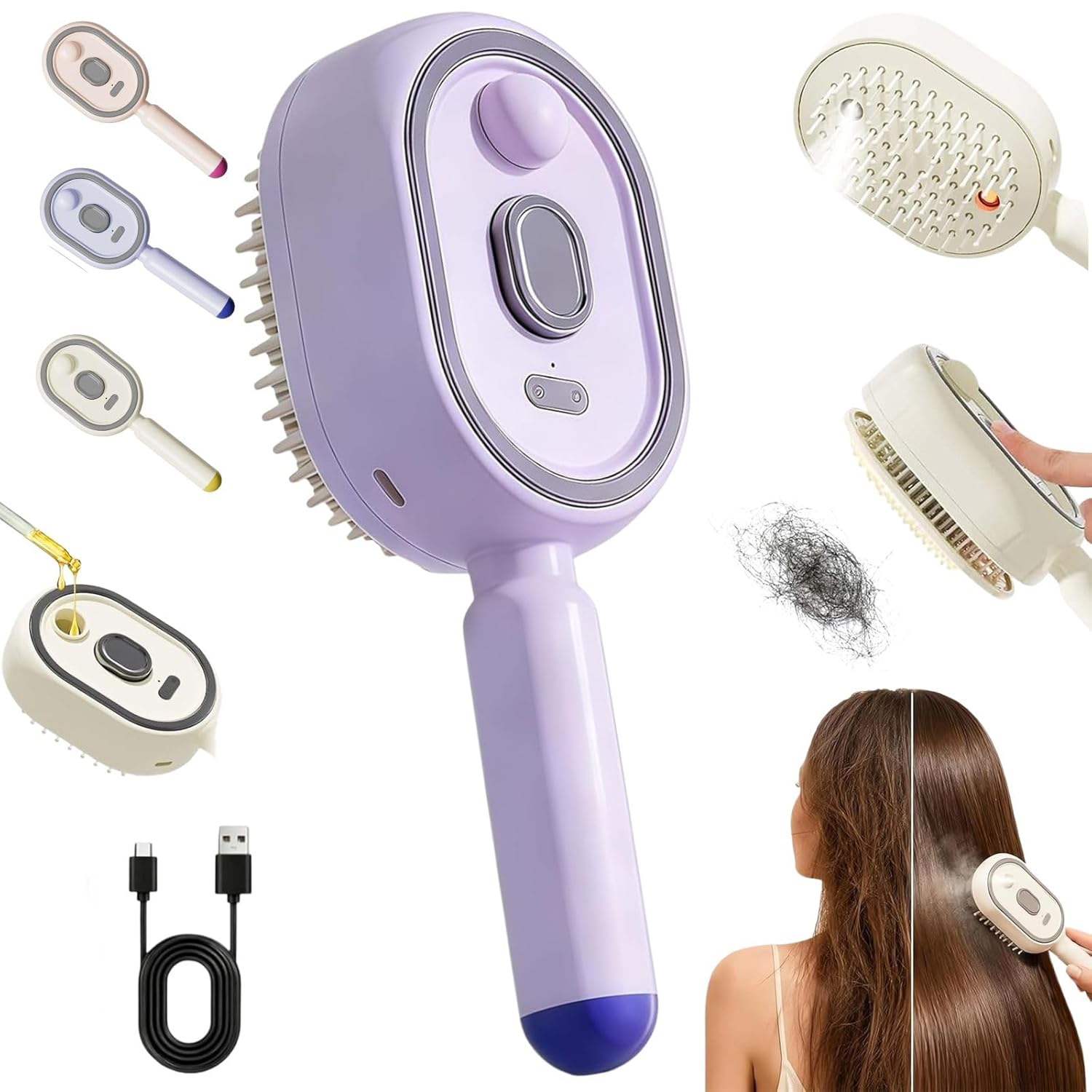 Hair Care Frizzy Hair - 2/1pcs Electric Spray Air Cushions Massage