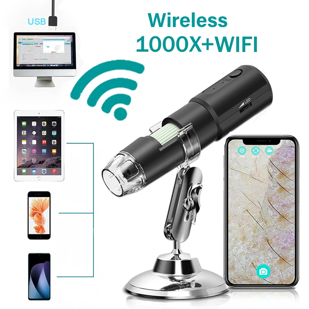 Hair Porosity Test - Wireless Dermatoscope Scalp Skin Analyzer Machine