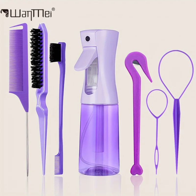 7pc/set Professional Hairdress - Hair Care Set ulasan dan harga