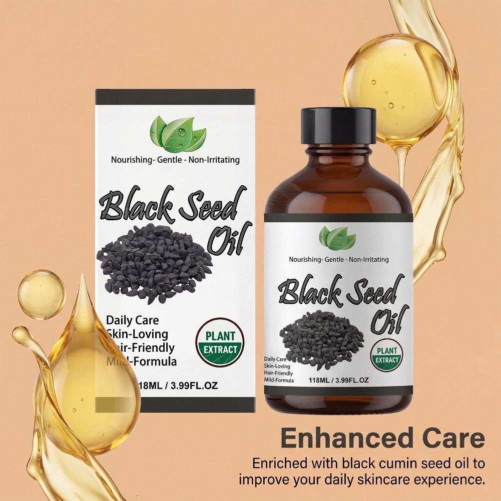 Black Seed Oil 118ml Pure Natu - Hair Care Frizzy Hair ulasan dan harga