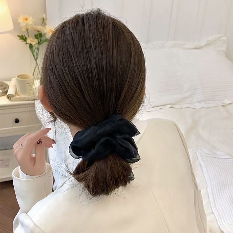3pcs Solid Color Netting Simpl - Hair Net Invisible ulasan dan harga