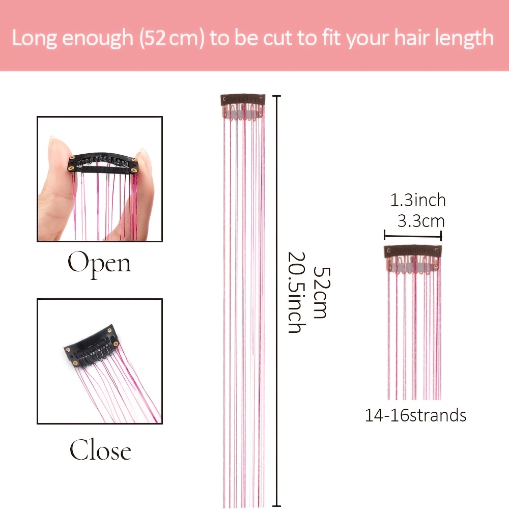 Hair Tinsel 12 Pcs Hair Tinsel - Hair Care Set ulasan dan harga