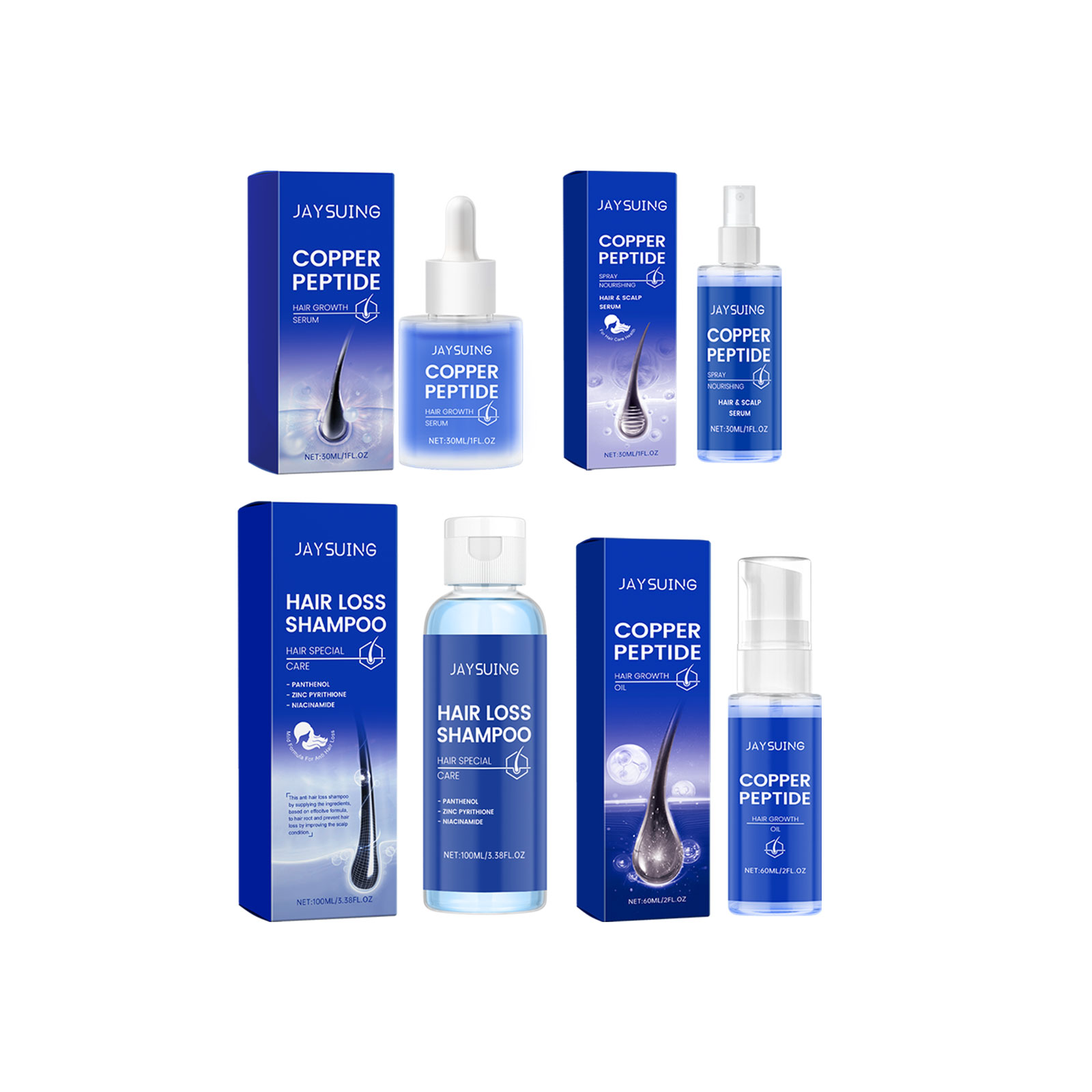 Copper Peptide Shampoo Hair Gr - Hair Care Set ulasan dan harga