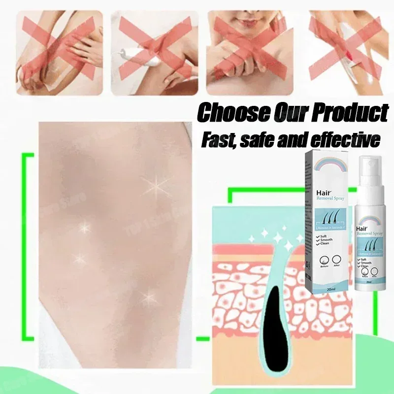 Hair Removal Spray Powerful Ha - Hair Care Korea ulasan dan harga