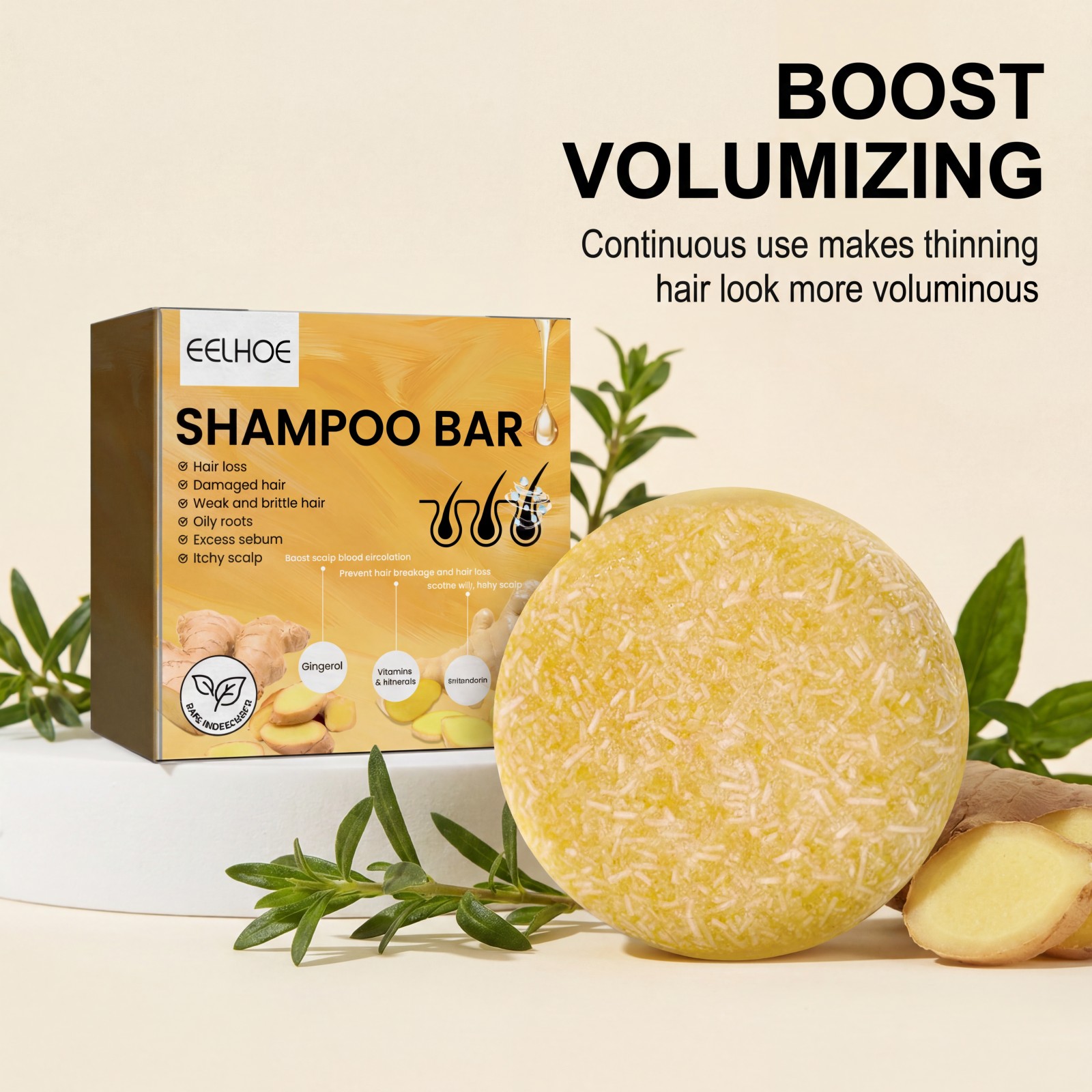 1Pcs Shampoo Bar Ginger Hair C - Hair Care Pantene ulasan dan harga