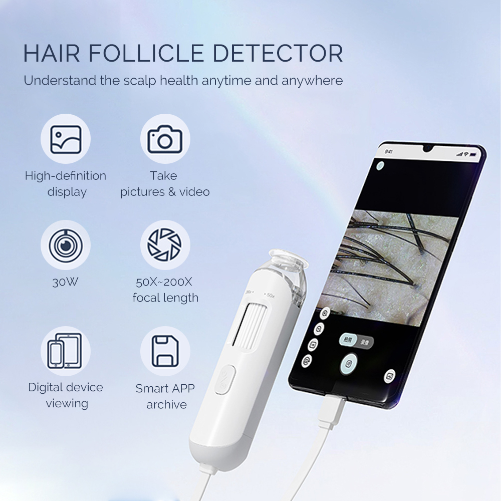 Visual Dermatoscope Scalp Dete - Hair Porosity Test ulasan dan harga