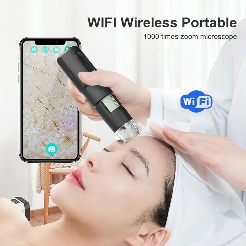 Digital Microscope WiFi Wirele - Hair Porosity Test ulasan dan harga
