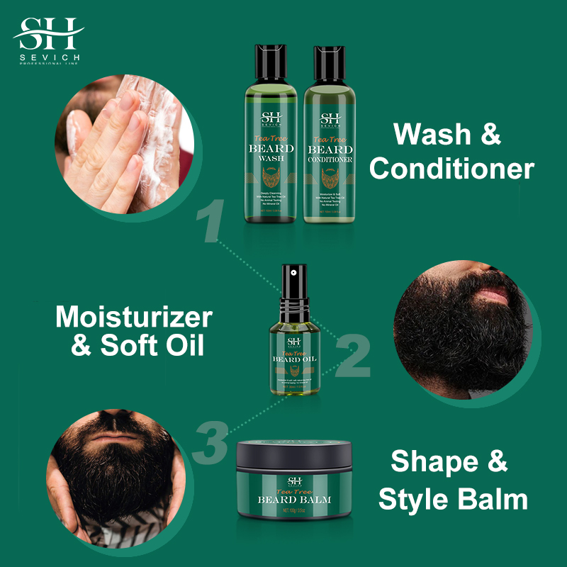 Sevich Tea Tree Beard Care Ser - Hair Care Essence Oil ulasan dan harga