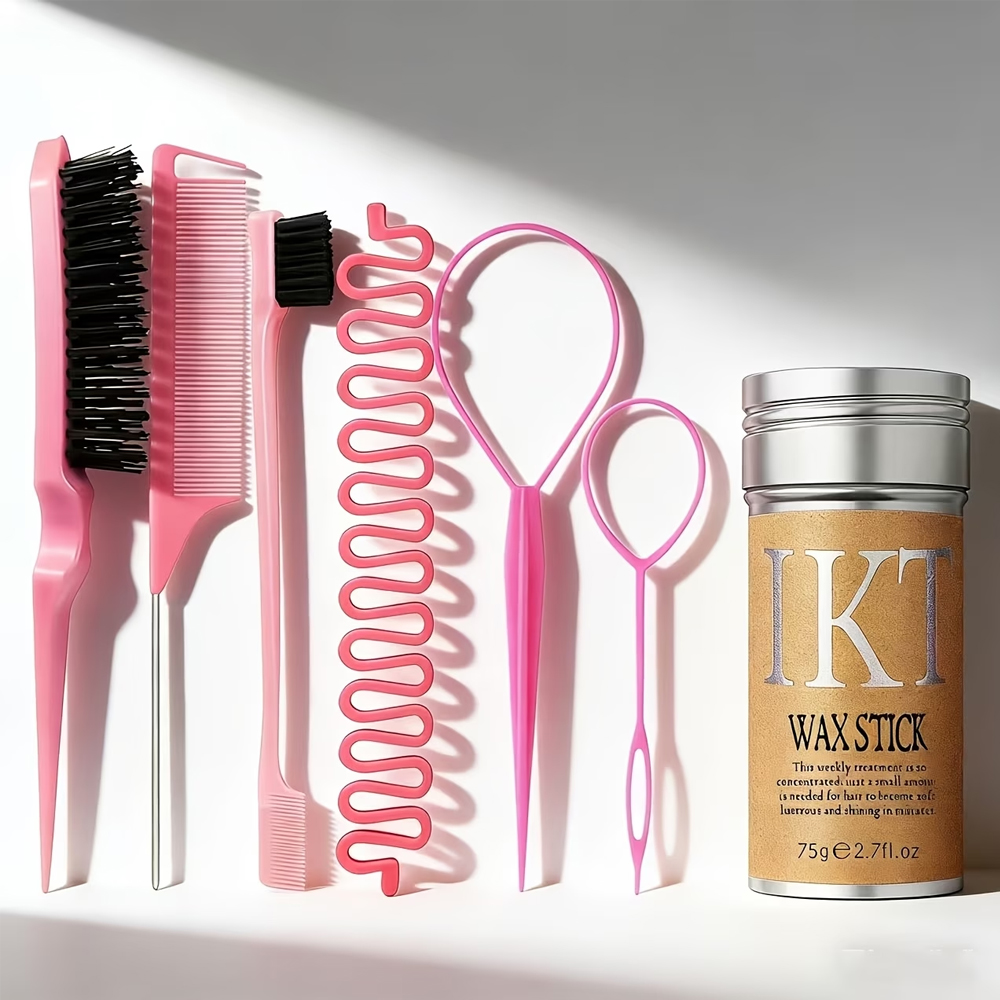 7pcs Hair Styling Care Set wit - Hair Care Set ulasan dan harga