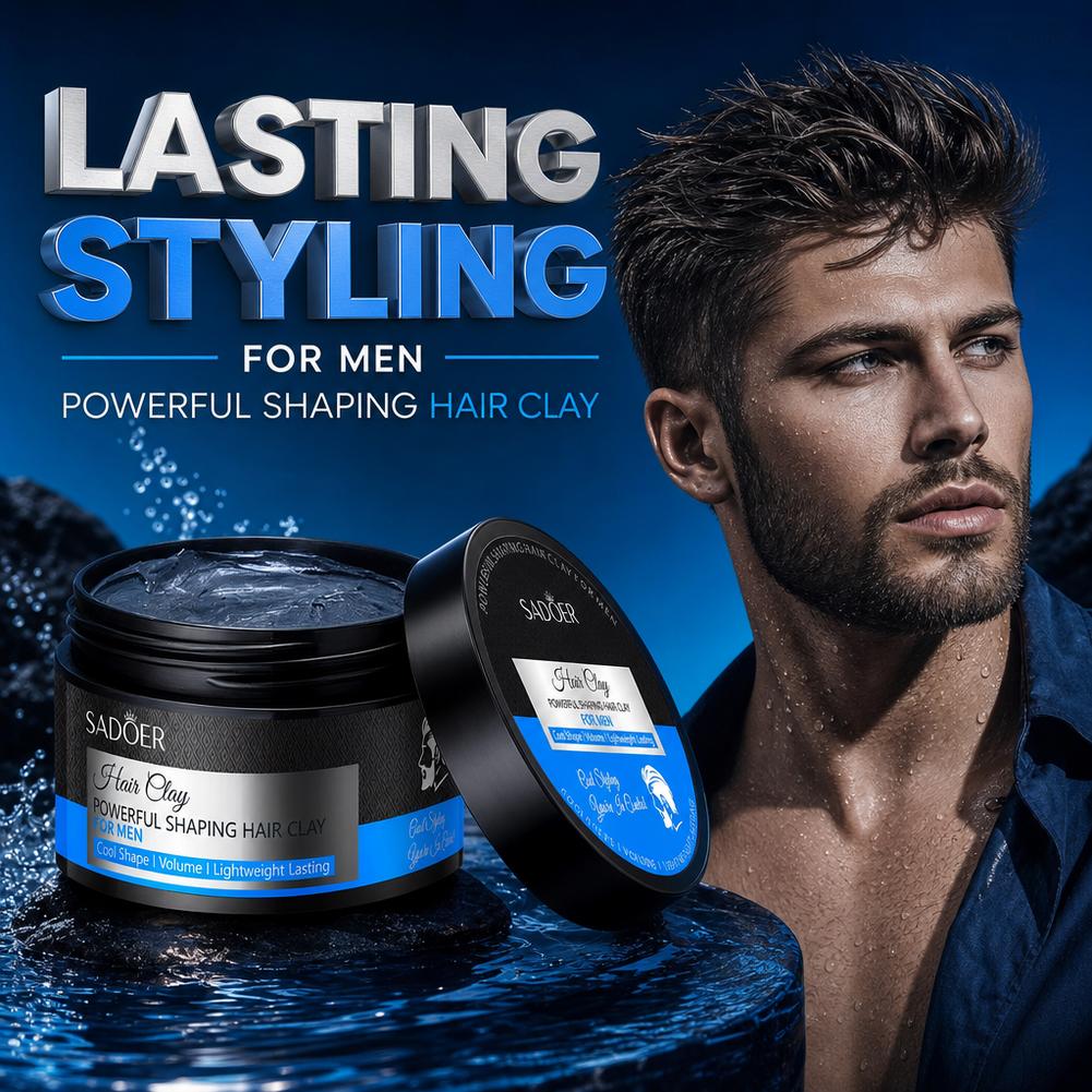 Men's Hair Styling Clay Strong - Hair Care Lotion ulasan dan harga