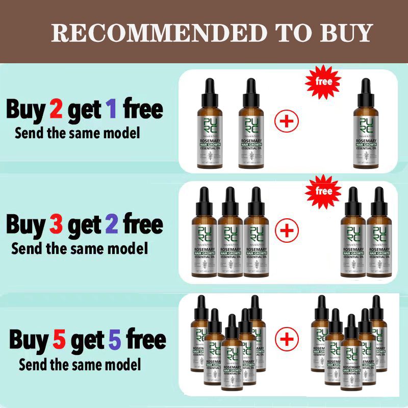 PURC Rosemary Oil For Hair Gro - Hair Care Fragrance Essential Oil ulasan dan harga