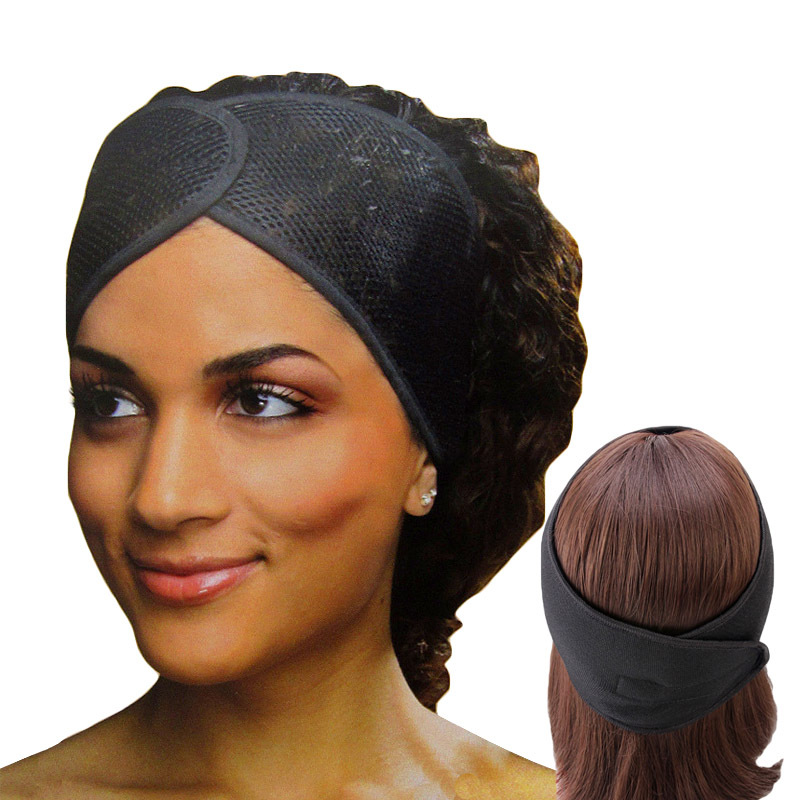 New Women Foam Mesh Wrap Headw - Hair Net Invisible ulasan dan harga