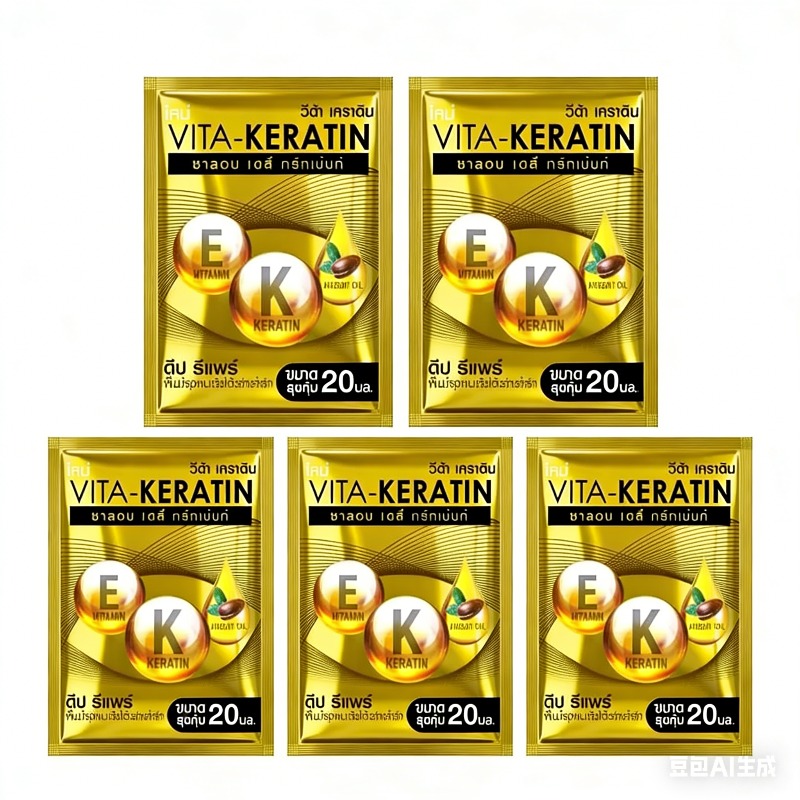 Thai Vita Keratin Repair Condi - Keratin Treatment Set ulasan dan harga