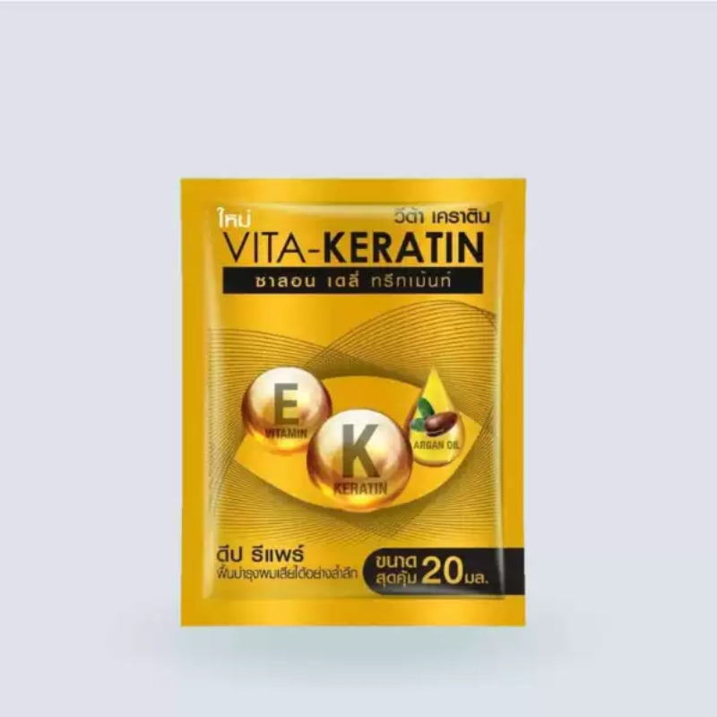 Thai Vita Keratin Repair Condi - Keratin Treatment Set ulasan dan harga