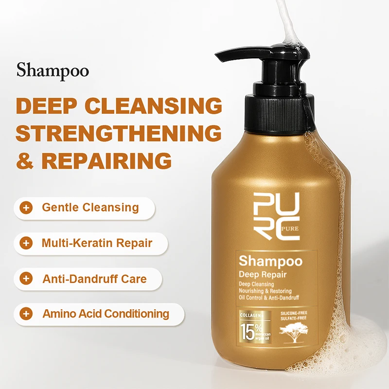PURC Morocco Argan Oil Shampoo - Keratin Treatment Set ulasan dan harga