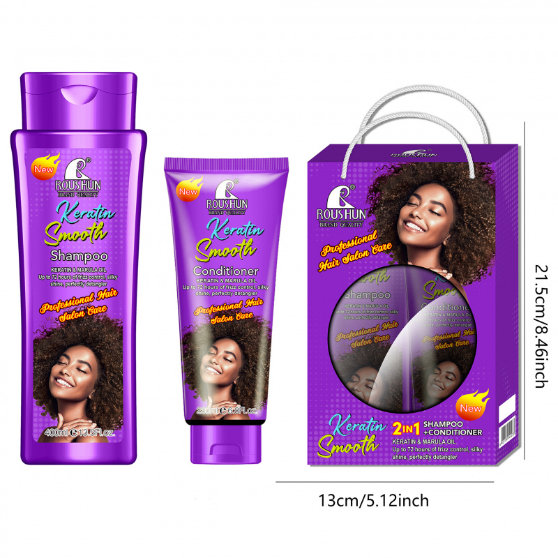 Keratin Shampoo + Conditioner  - Hair Care Keratin ulasan dan harga