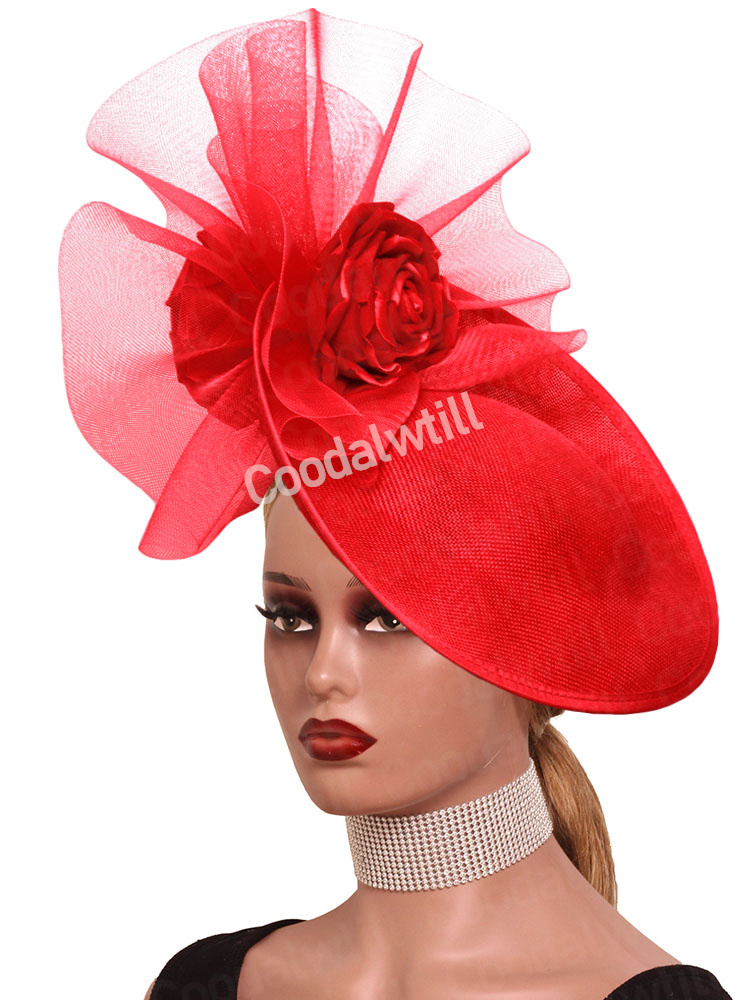 Wedding Floral Fascinator Hats - Hair Net Invisible ulasan dan harga