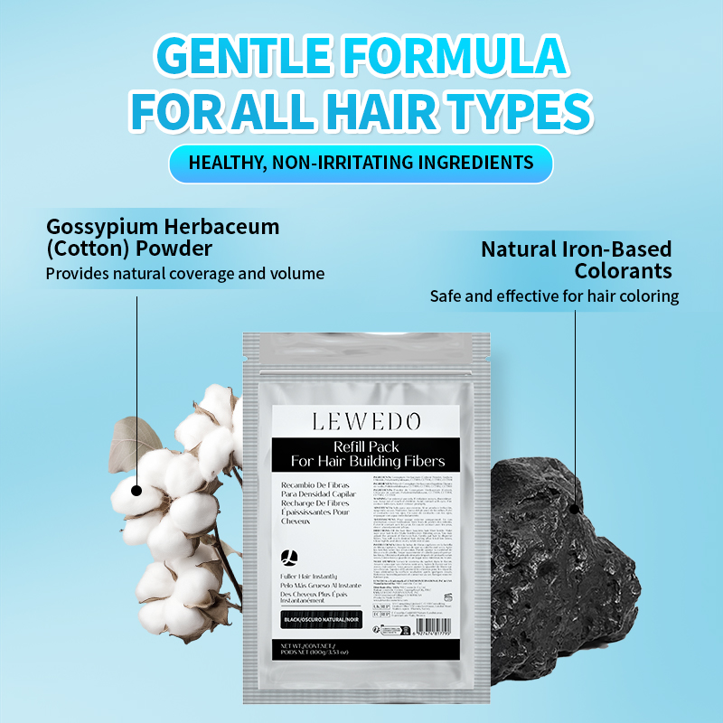 Hair Fibers Powder 100g Instan - Hair Care Vegan ulasan dan harga