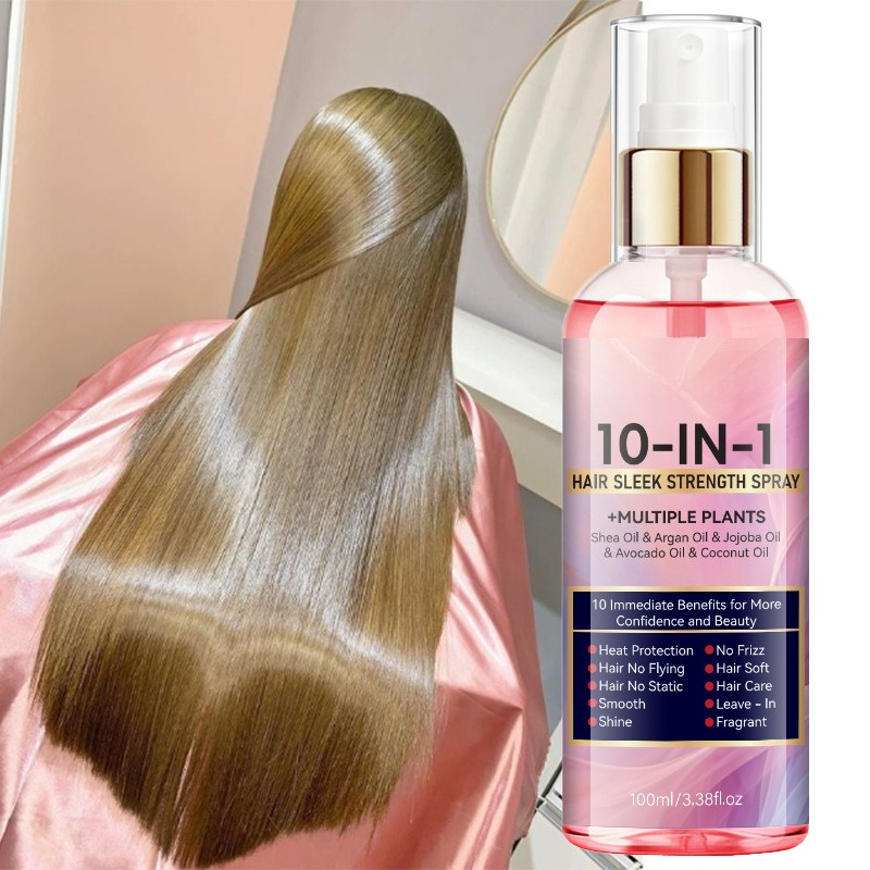 10 IN 1 No-Rinse Hair Care Spr - Keratin Treatment Set ulasan dan harga