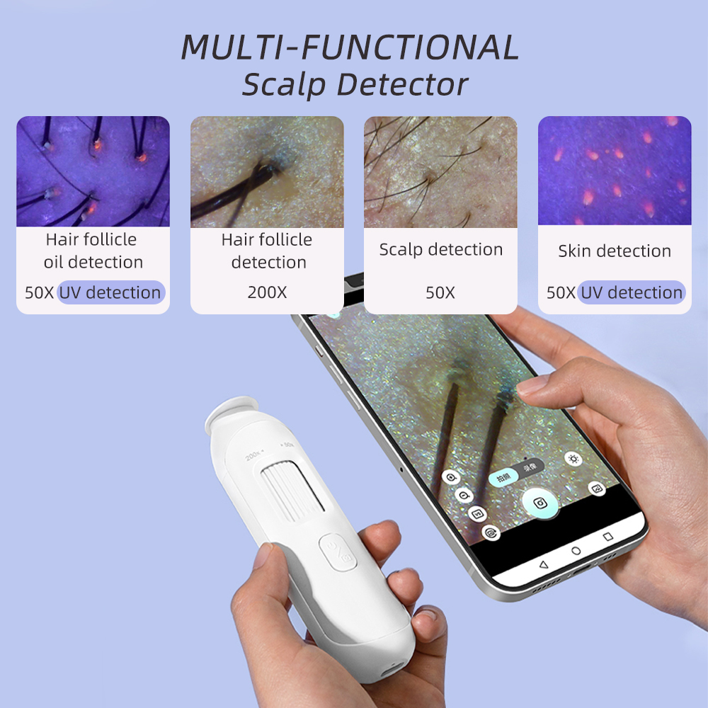 New 50X-200X Hair Follicles Sc - Hair Porosity Test ulasan dan harga