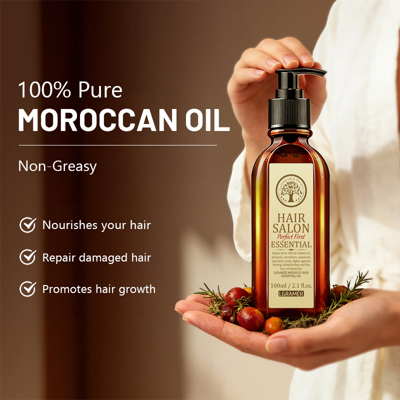 100ml Moroccan Argan Hair Esse - Hair Care Essence Oil ulasan dan harga