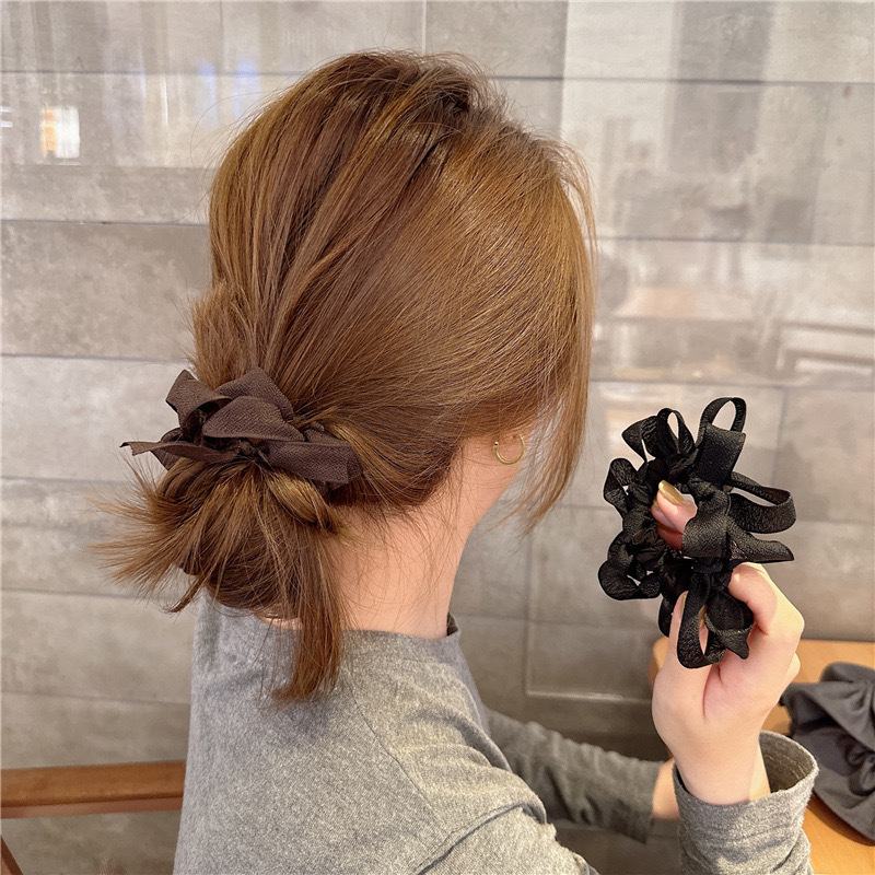 6 Pcs Women's Hair Scrunchies  - Hair Net Invisible ulasan dan harga