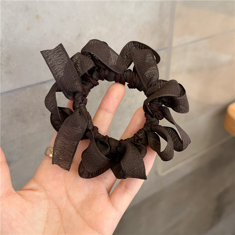 6 Pcs Women's Hair Scrunchies  - Hair Net Invisible ulasan dan harga