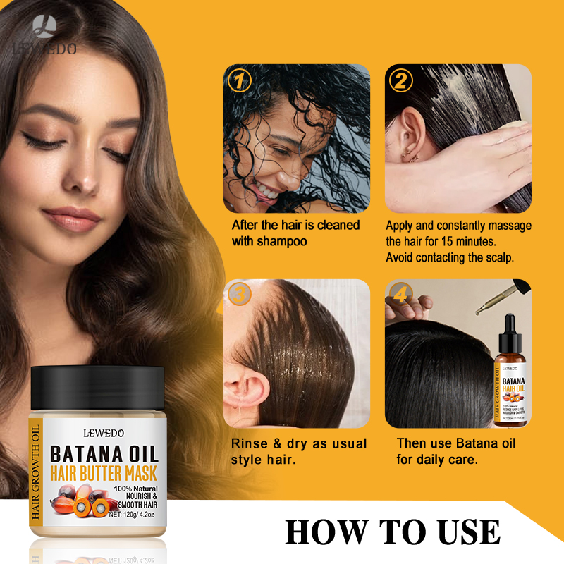 LEWEDO Batana Oil Hair Growth  - Hair Care Fragrance Essential Oil ulasan dan harga
