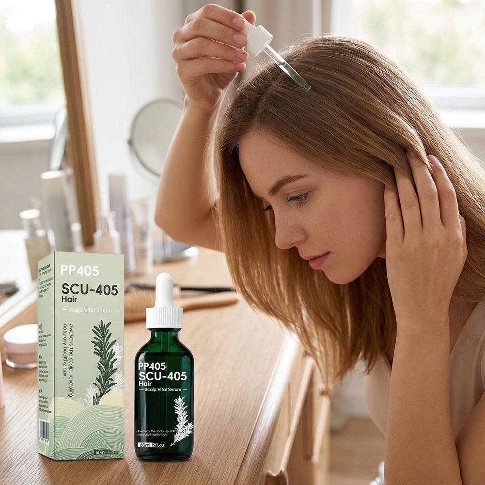SCU-405 Hair Growth Serum Anti - Hair Care Frizzy Hair ulasan dan harga