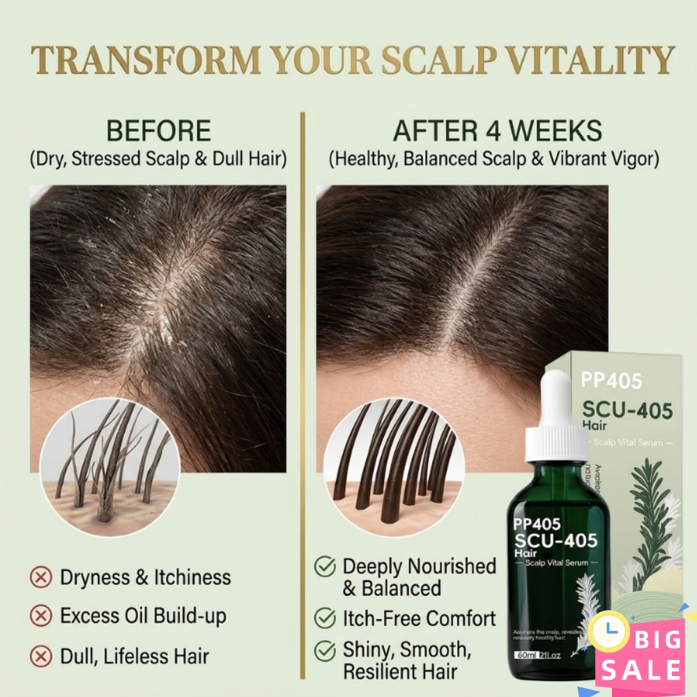 SCU-405 Hair Growth Serum Anti - Hair Care Frizzy Hair ulasan dan harga