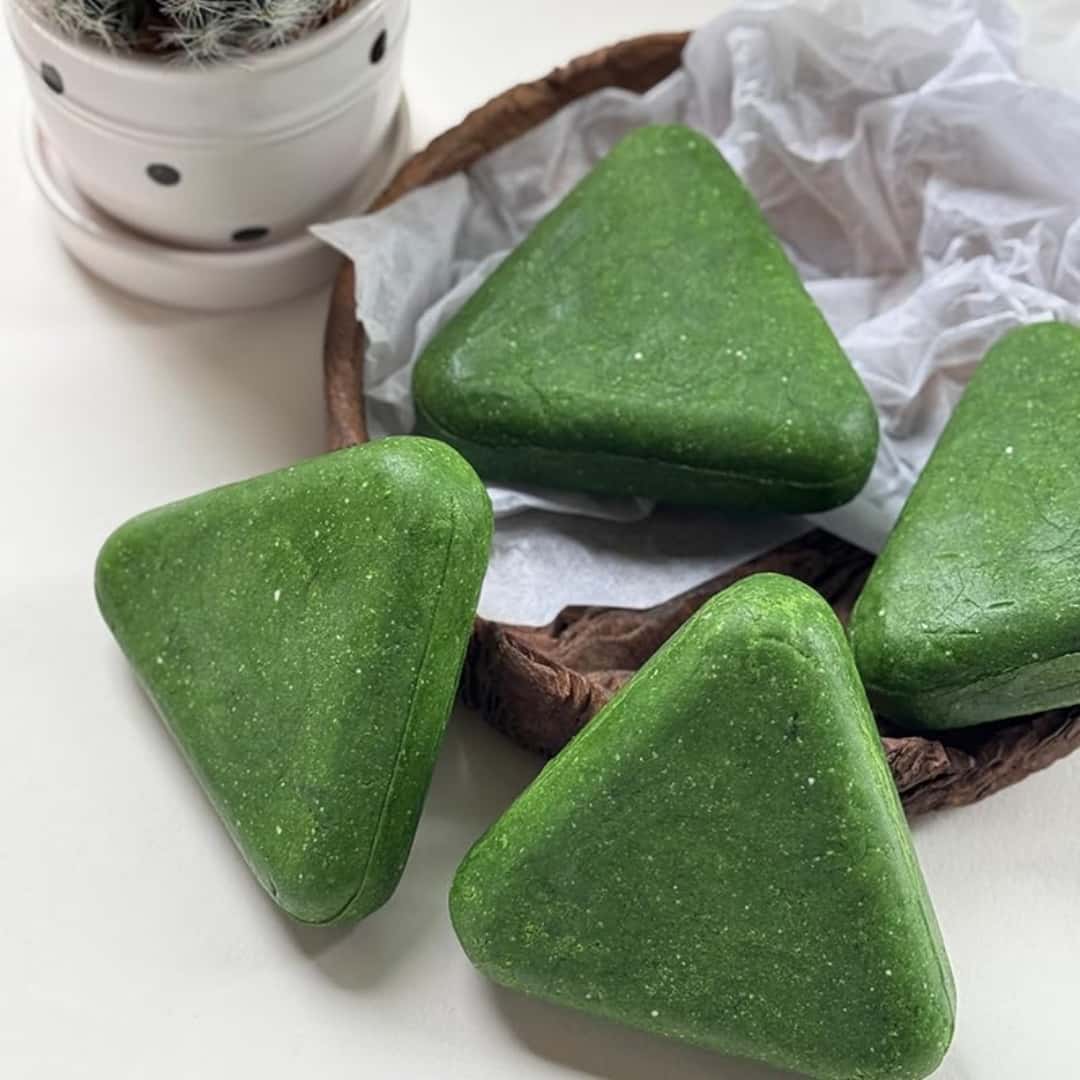 Green Triangle Soap Shampoo Ba - Hair Care Pantene ulasan dan harga