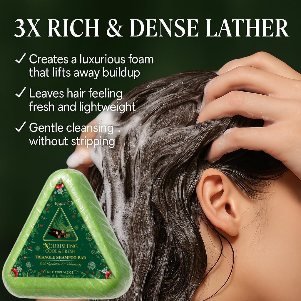 Green Triangle Soap Shampoo Ba - Hair Care Pantene ulasan dan harga