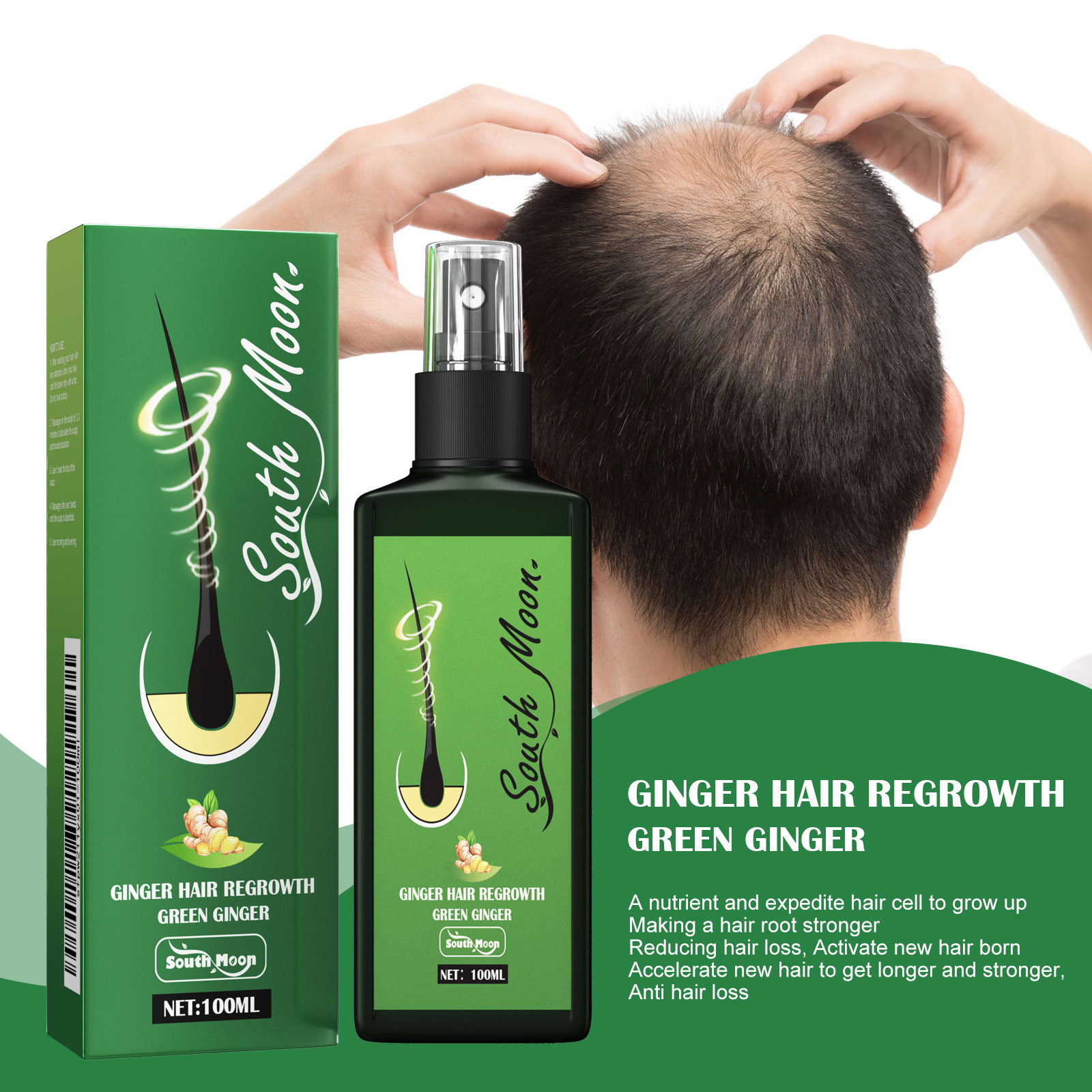 Ginger Hair Care Spray Promote - Hair Care Herbal Products ulasan dan harga