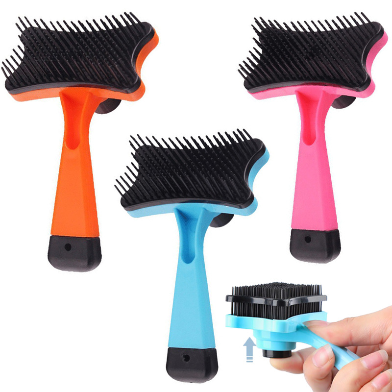 1pc Self Cleaning Pet Slicker  - Hair Care Is Self Care ulasan dan harga