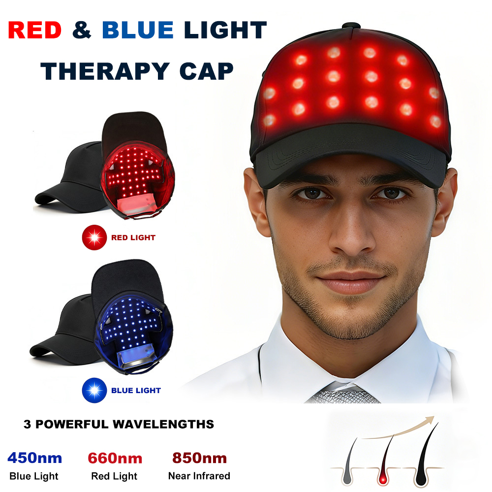 LED Hair Care Cap with Red 660 - Hair Care Vegan ulasan dan harga