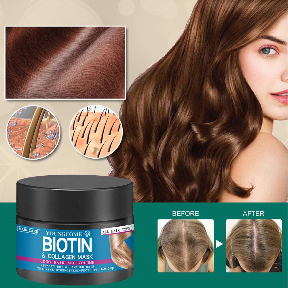 Hair Repairs Hair Mask Biotin  - Hair Care Keratin ulasan dan harga
