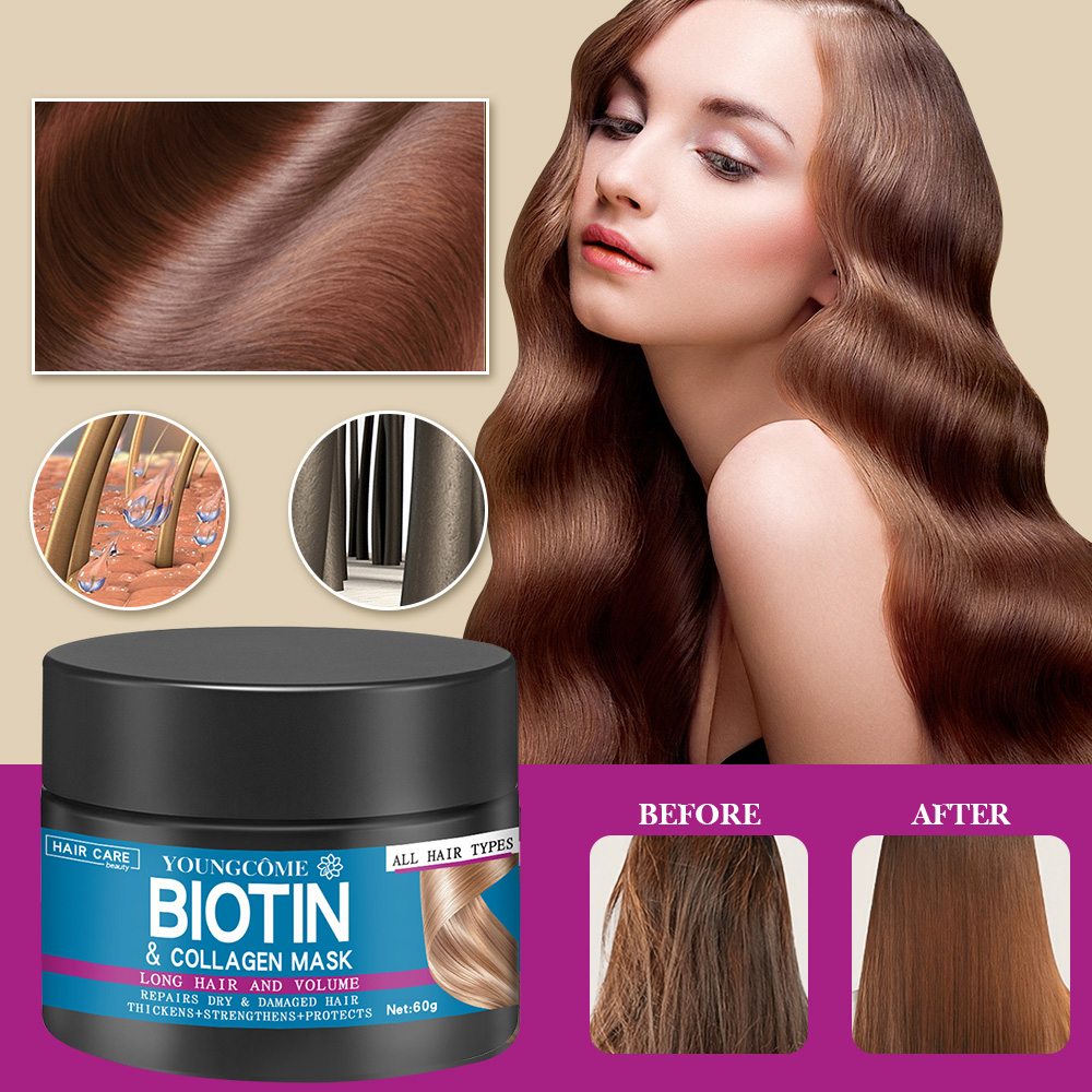 Hair Repairs Hair Mask Biotin  - Hair Care Keratin ulasan dan harga
