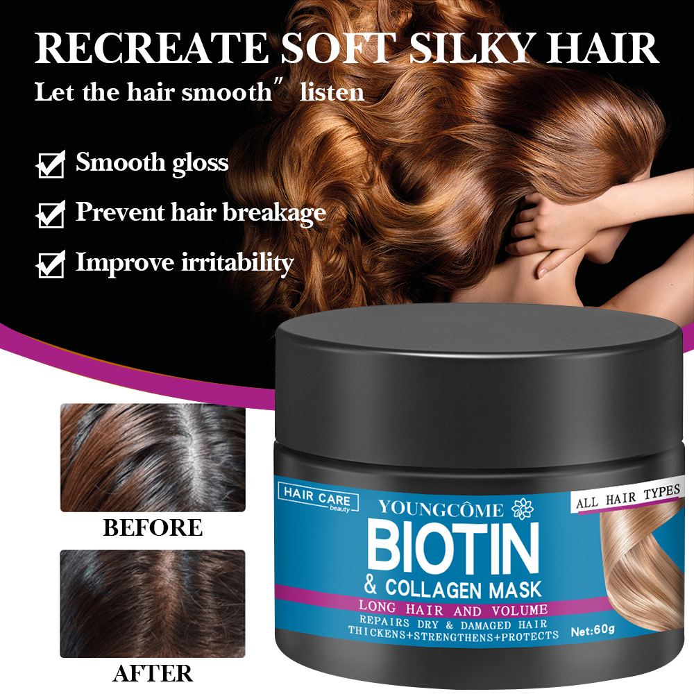 Hair Repairs Hair Mask Biotin  - Hair Care Keratin ulasan dan harga