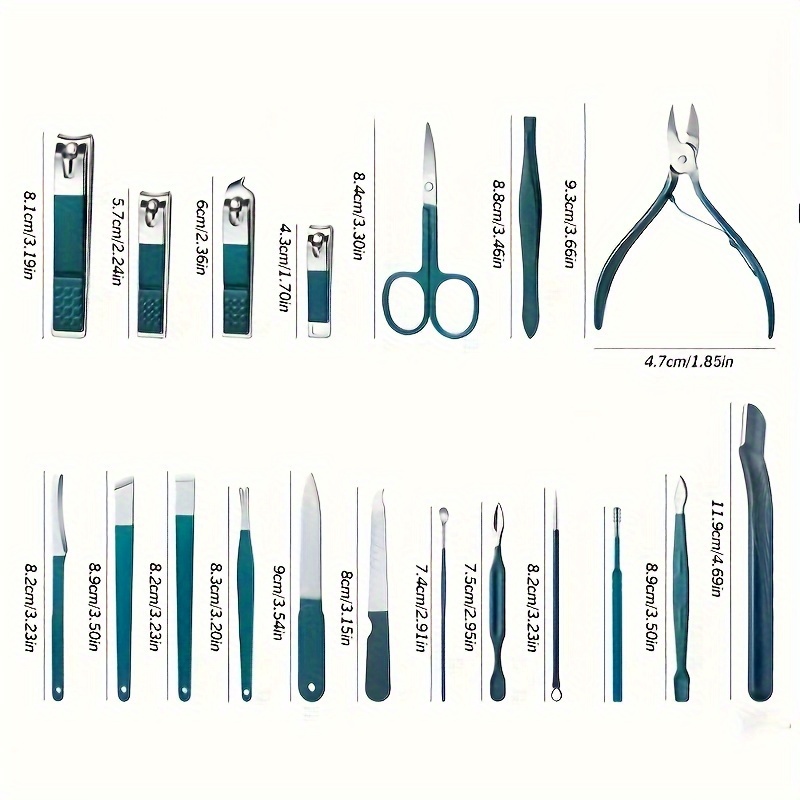 6/7/10/12/18 Piece Nail Care K - Hair Care Set ulasan dan harga