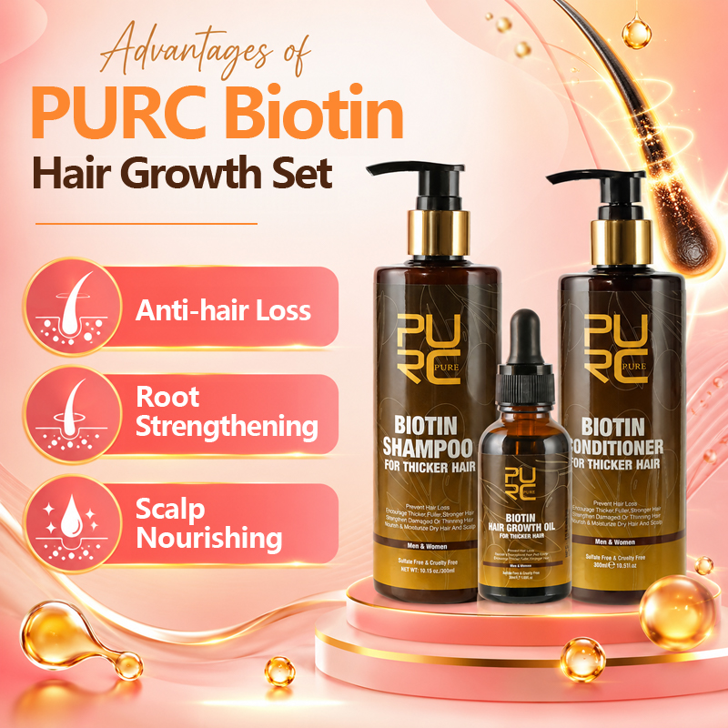 PURC Biotin Hair Growth Oil Sh - Keratin Treatment Set ulasan dan harga