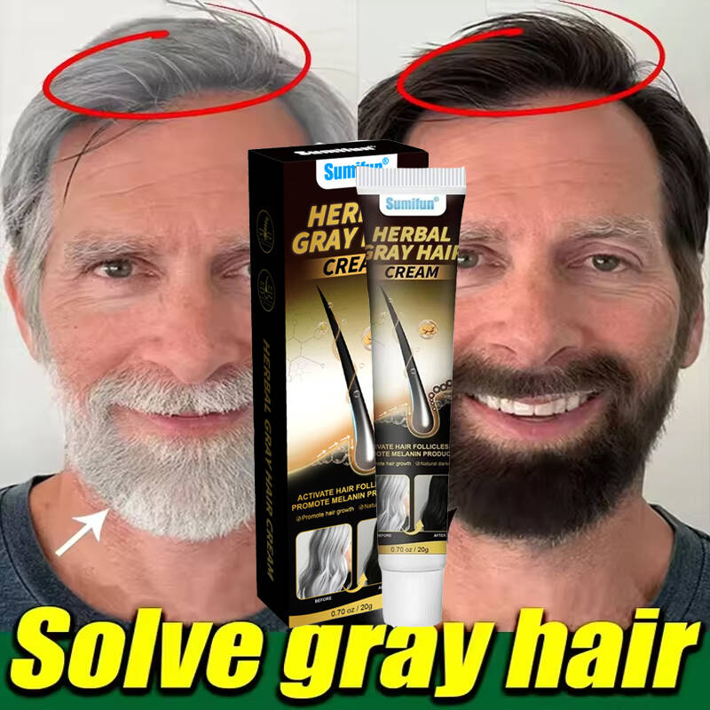 Herbal Anti-grey Hair Treatmen - Hair Care Herbal Products ulasan dan harga