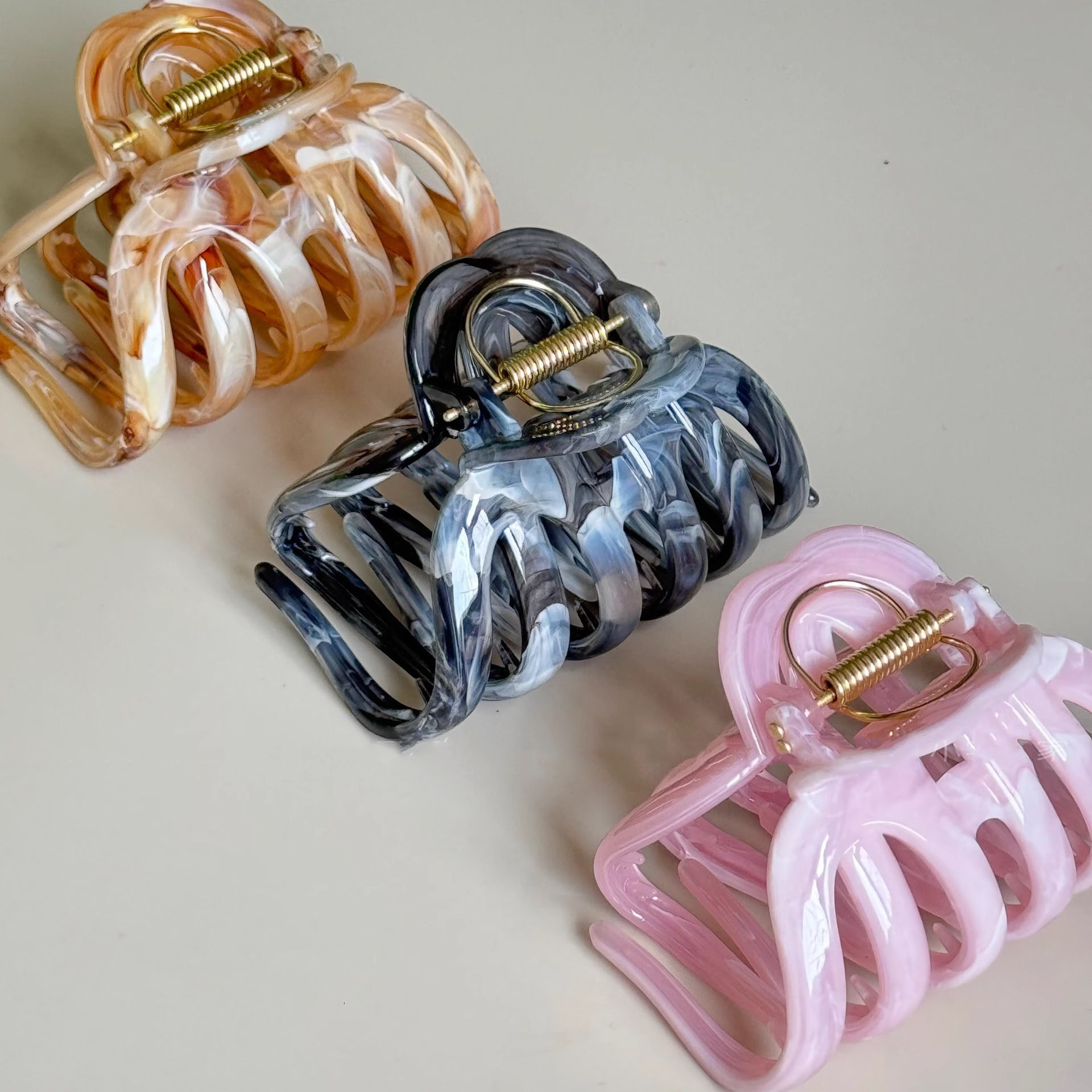 Women's Gentle Sweet Cute Dese - Hair Clip Claw Large ulasan dan harga