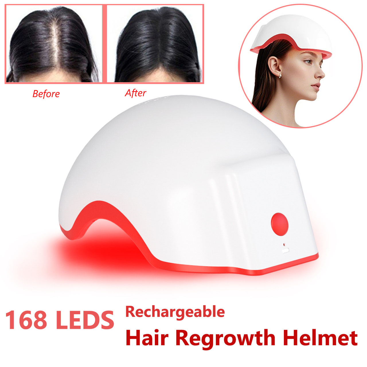 Red Light Therapy Device Hat N - Hair Care Vegan ulasan dan harga