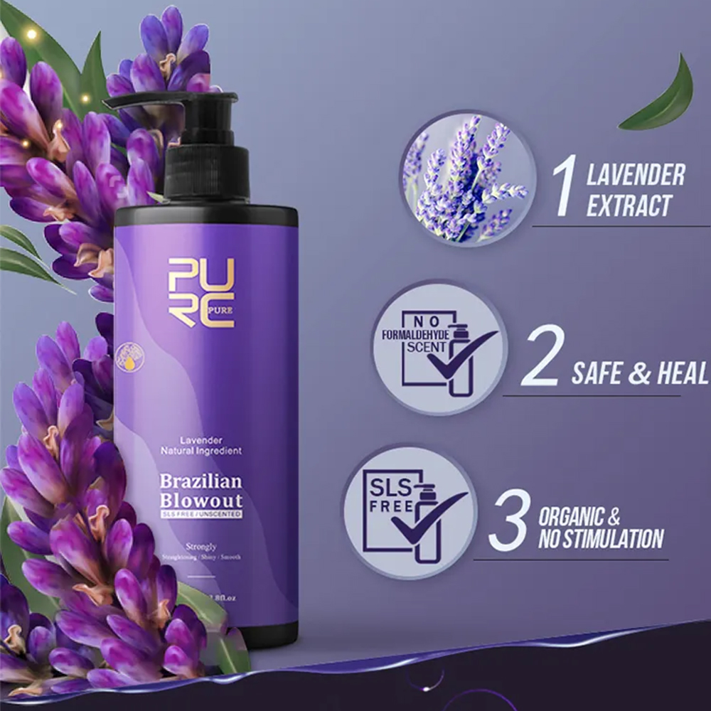 PURC Lavender 12% Brazilian Ke - Keratin Treatment Set ulasan dan harga