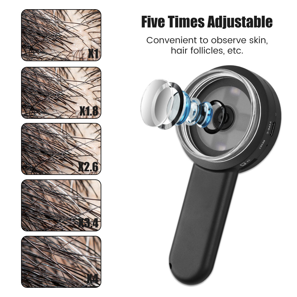 Handheld Dermatoscope,100X Mag - Hair Porosity Test ulasan dan harga